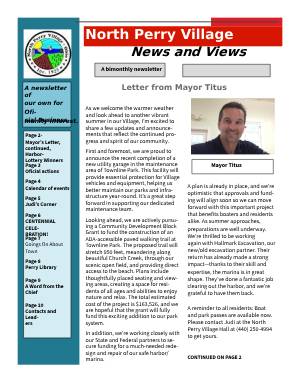 Thumbnail for the NEWSLETTERS page.