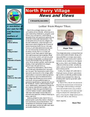 Thumbnail for the NEWSLETTERS page.