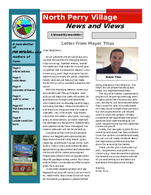 Thumbnail for the NEWSLETTERS page.